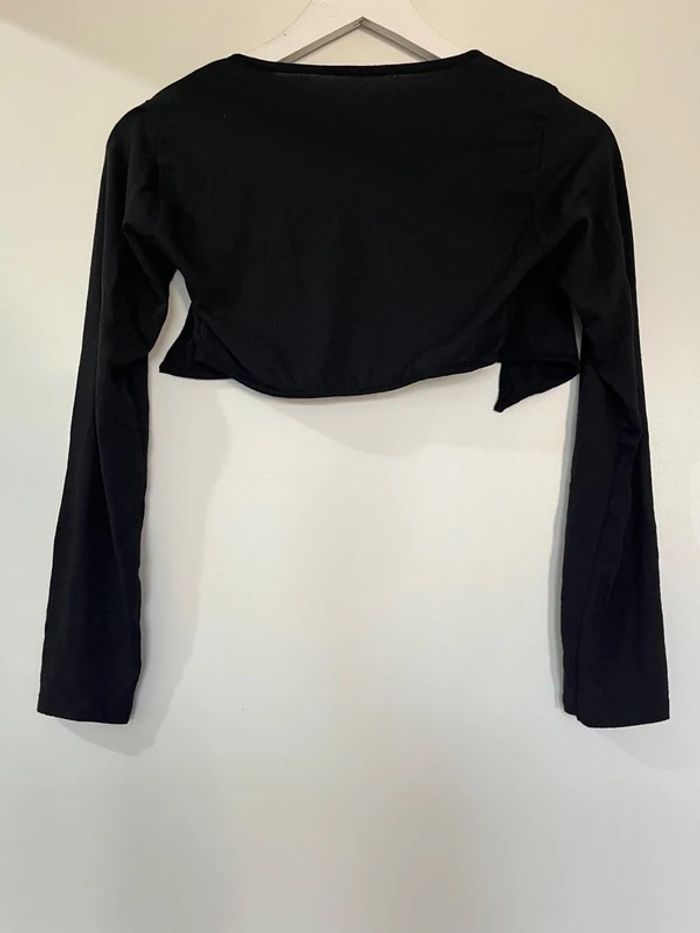 Boléro gilet noir Taille unique très bon état - photo numéro 2