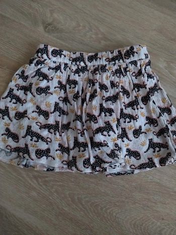 Jupe short léopard IKKS