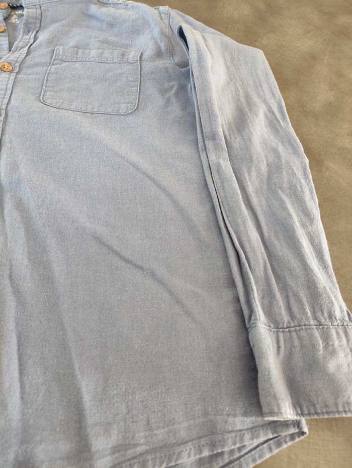 Chemise bleue Kiabi 12 ans
Chemise coton/lin, - photo numéro 4