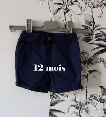 Short marine Kiabi 12 mois