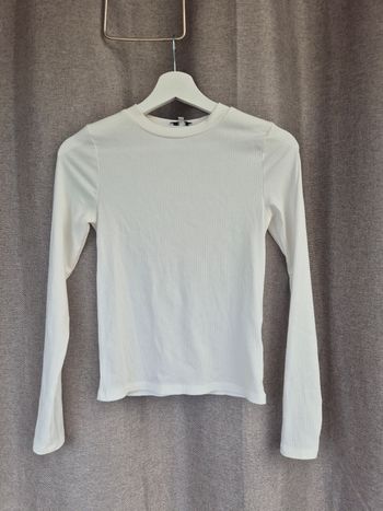 Top manches longues blanc taille XS LH