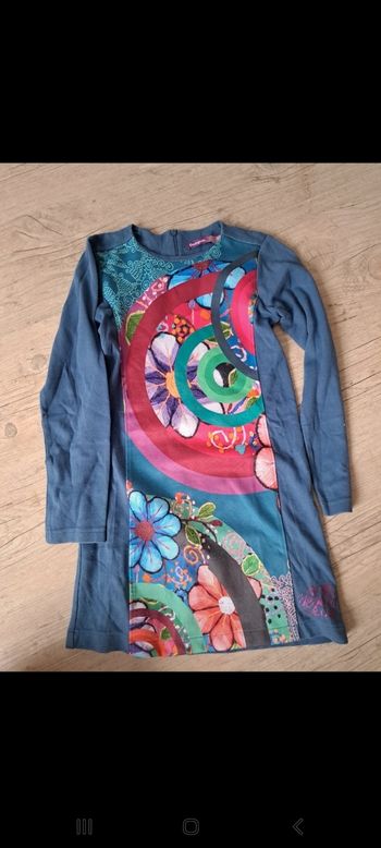 Robe bleue desigual 7 8 ans