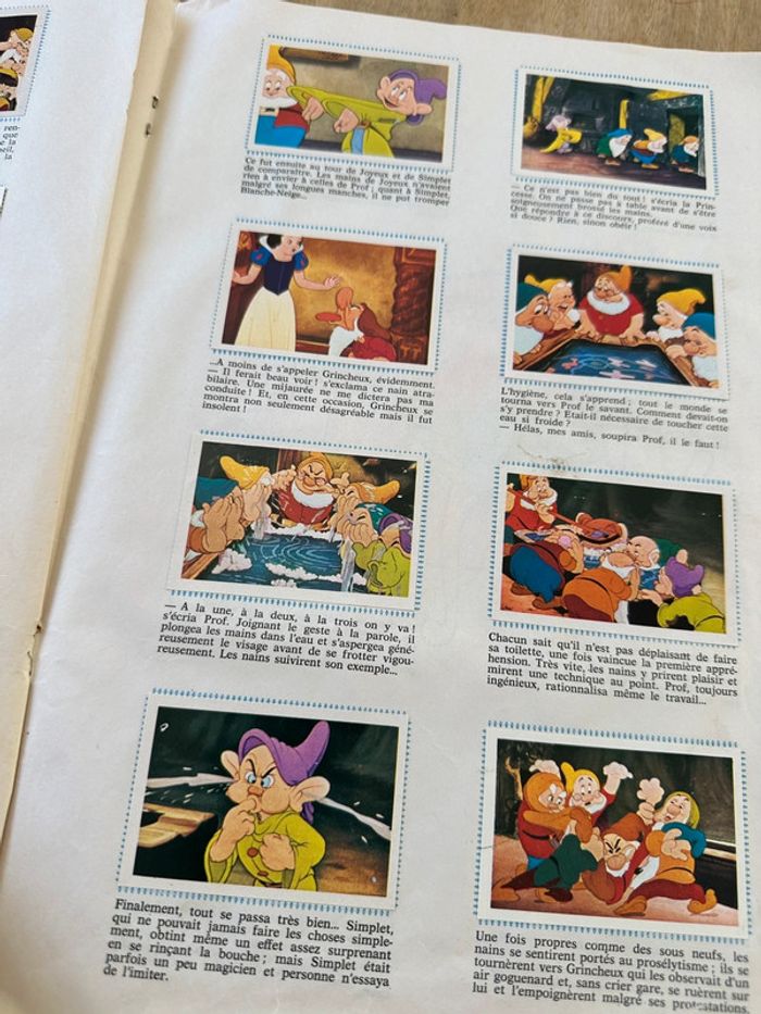 Album Walt Disney Blanche neige et les 7 nains non complet (manque 3) AGEducatifs (type Panini ) - photo numéro 7