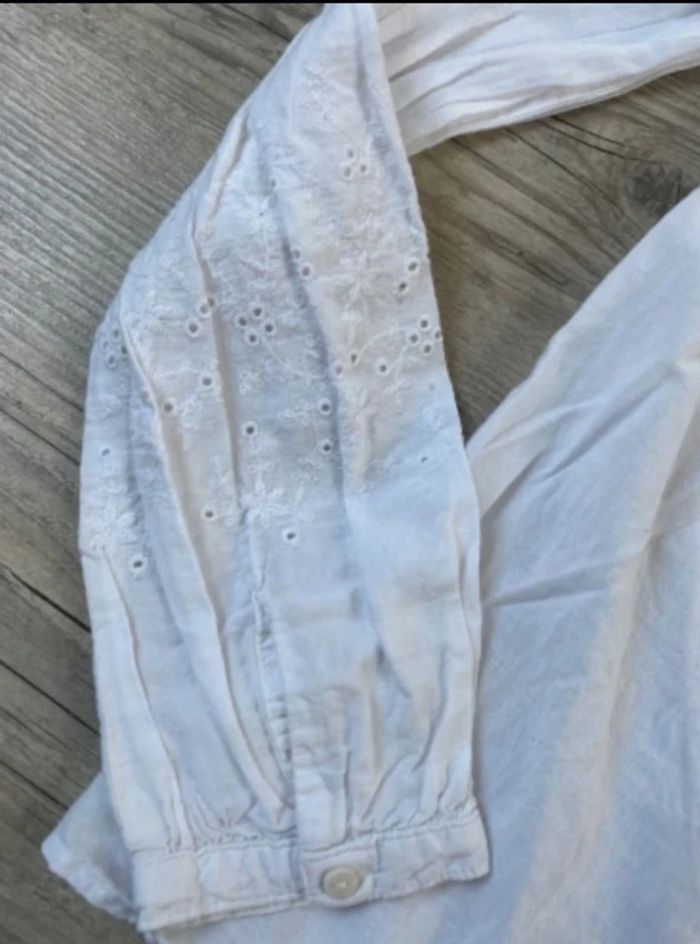Blouse Zara 11-12ans tbe blanche - photo numéro 4