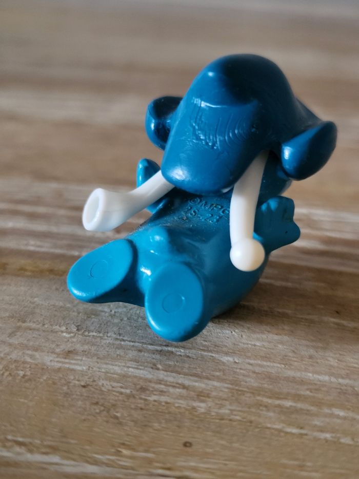 Lot de 2 figurines Kinder gnomes bleus painty ten - photo numéro 4