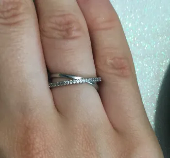 Bague croisé (taille S)