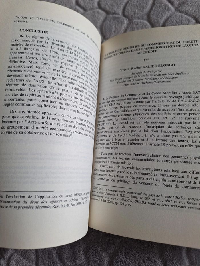 Livre - Les mutations juridiques dans le système Ohada - photo numéro 3