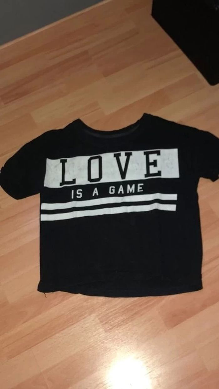 t-shirt noir taille 1 cache cache GA1 - photo numéro 3