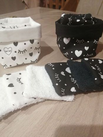 Paniers et lingettes