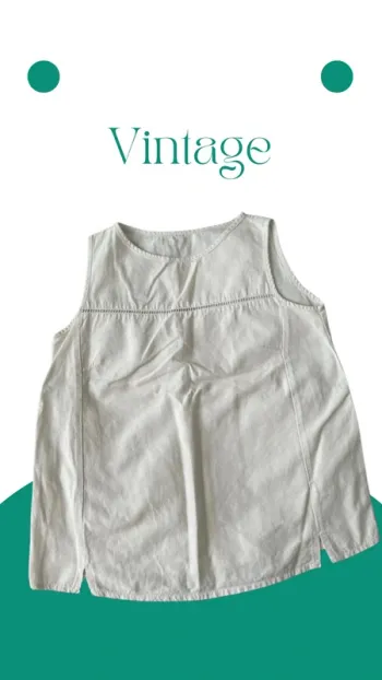 Débardeur coton vintage