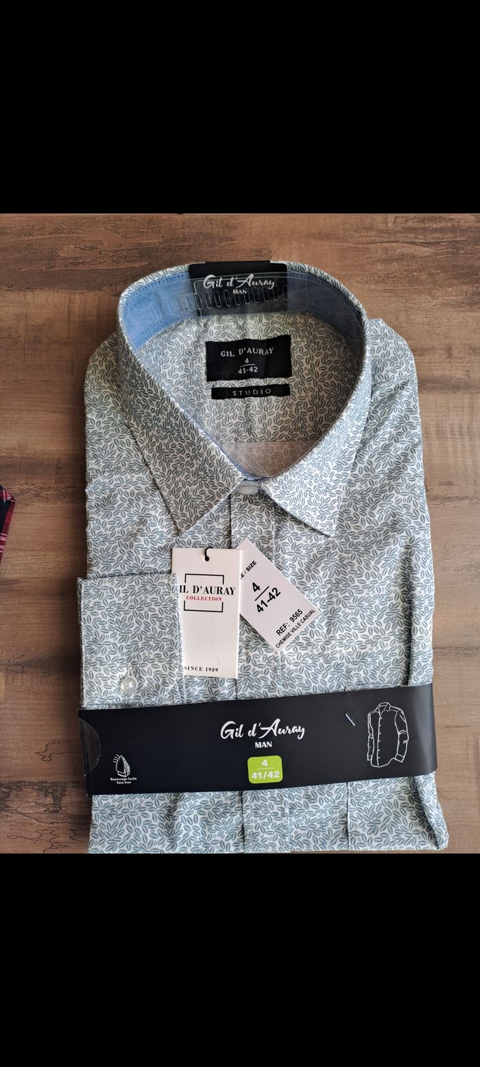 Chemise manches longues neuve