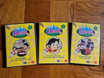Lot de 3 DVD (6 épisodes) - Heidi
