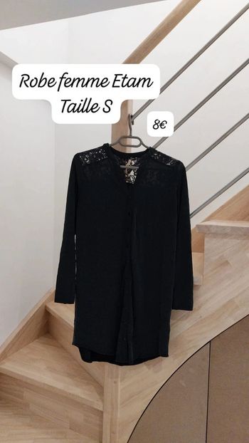 Robe etam noire taille S