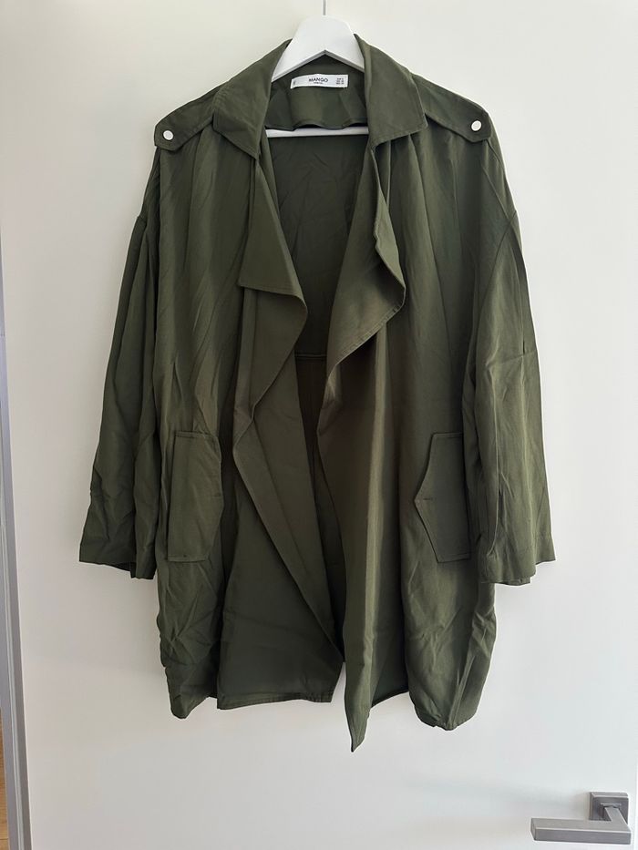 Trench kaki taille S de mango - photo numéro 2