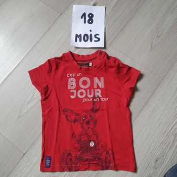Maillot t-shirt 18mois garçon