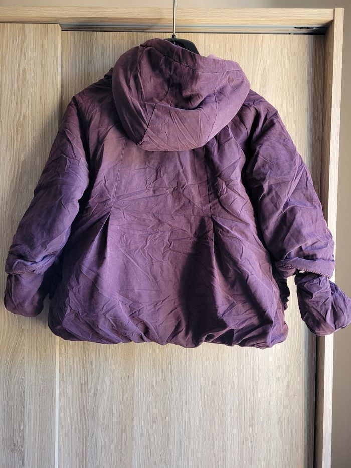 Manteau avec capuche et moufles fille 24 mois 86 cm Sergent-major - photo numéro 6