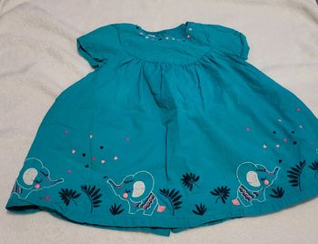 Robe turquoise