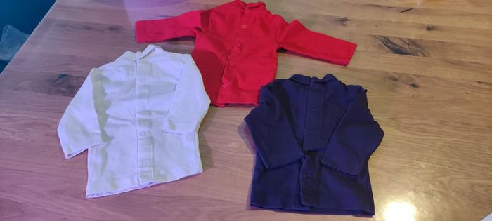 Lot 3 tee-shirt manches longues bébé fille Kitchoun 3 mois 60cm - photo numéro 4