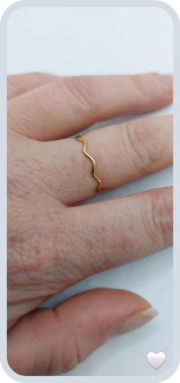 Magnifique bague dorée