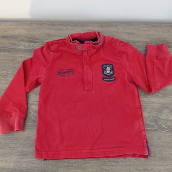 Sergent Major- sweat rouge 3 ans