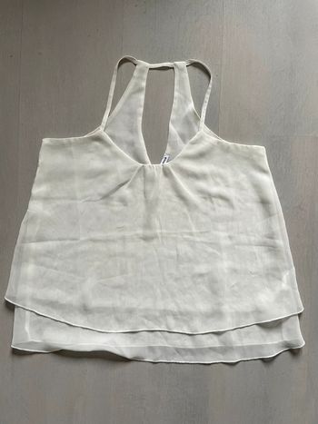 Top débardeur fluide blanc