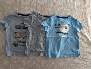 Lot 3 tee shirt manches courtes 3 ans