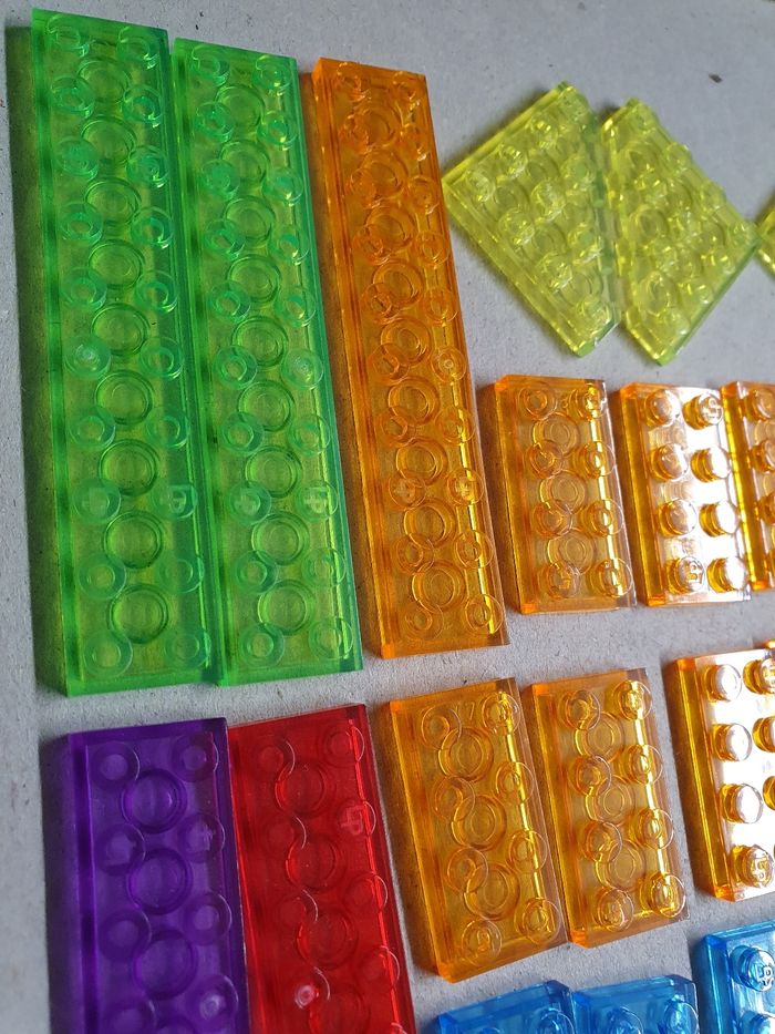 Lot de pièces de construction transparentes - photo numéro 4