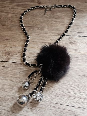 Collier argenté vintage