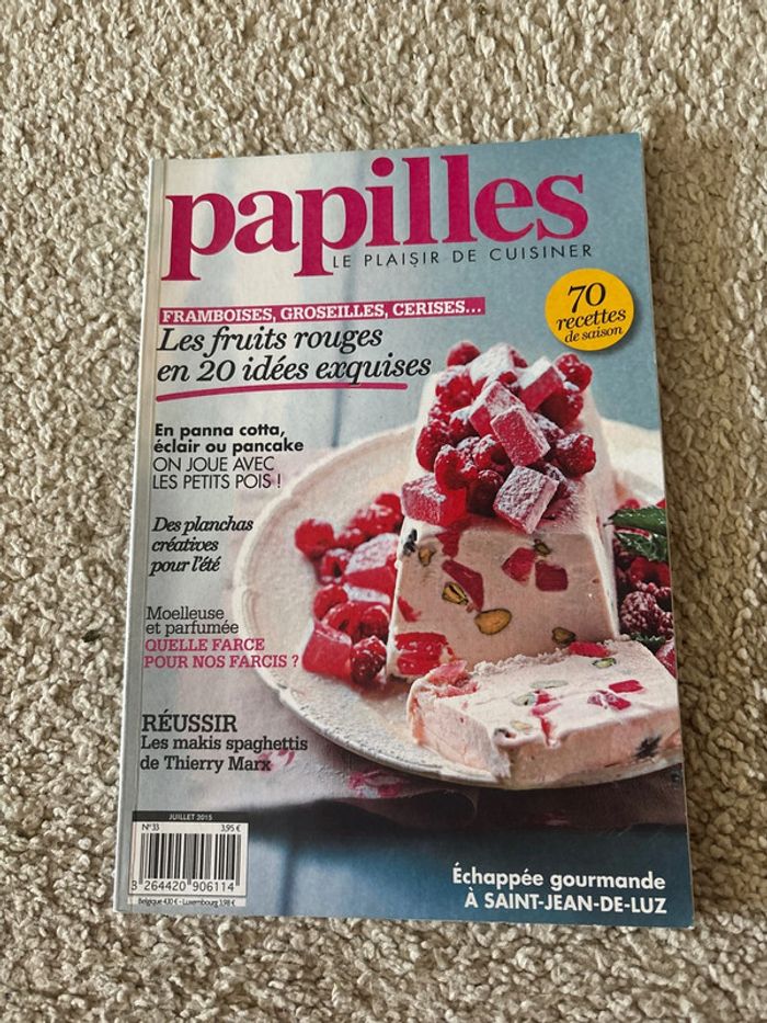 Livre cuisine papilles juillet 2015