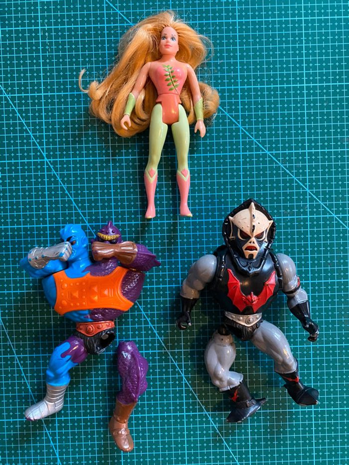 Lot figurines Masters of the universe MOTU - Hordak Two Bad Perfuma - Mattel Musclor 80s