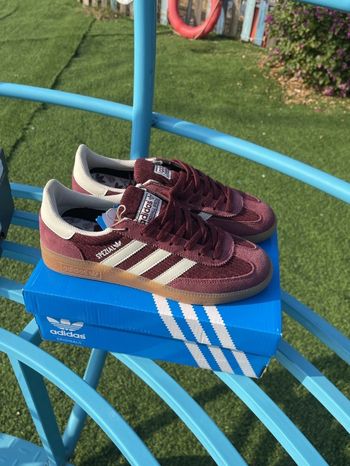 Nouveau Adidas Originais Handball Spezial Bordeaux - Taille 38