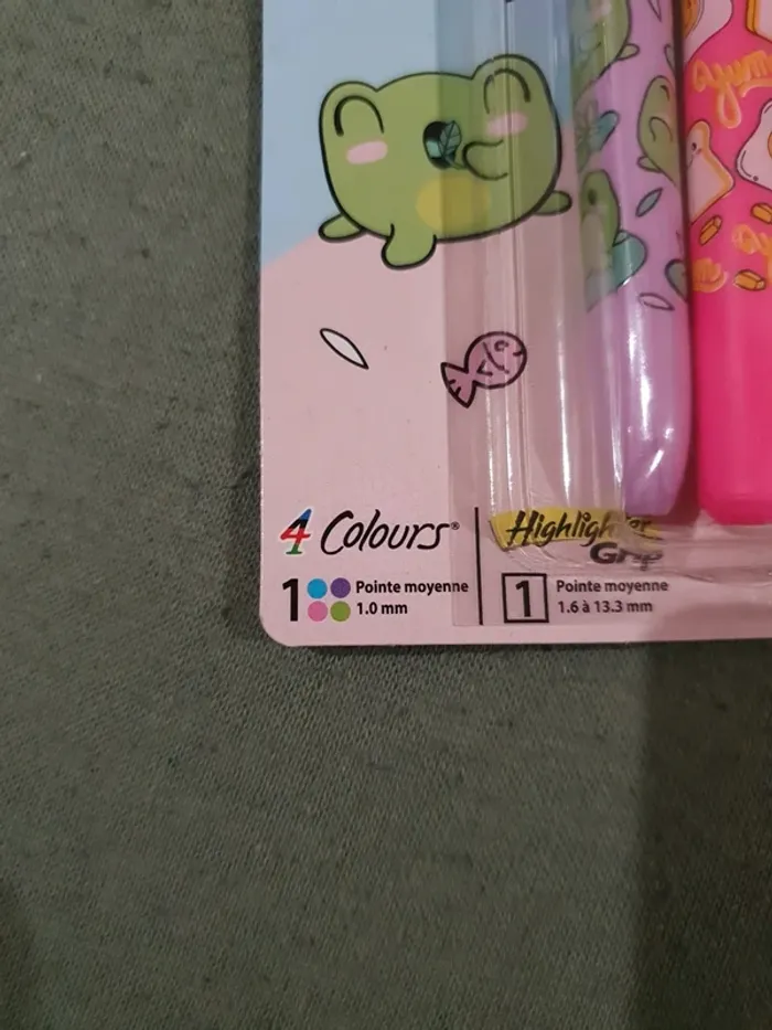 Lot surligneurs maped et bic 4 couleurs - photo numéro 4