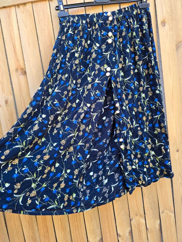 Jupe boutonnée 🍒vintage 80 fabriqué en France🍒taille jusqu'au 38 - photo numéro 6