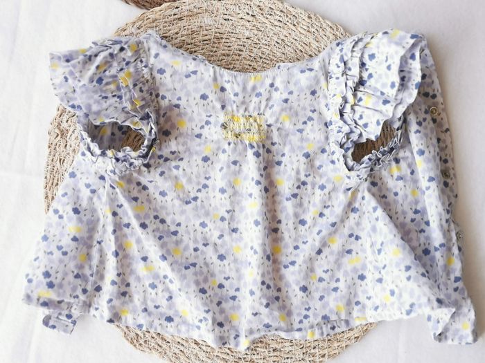 Blouse 👣 fleurie, 18 mois, Kitchoun - photo numéro 9