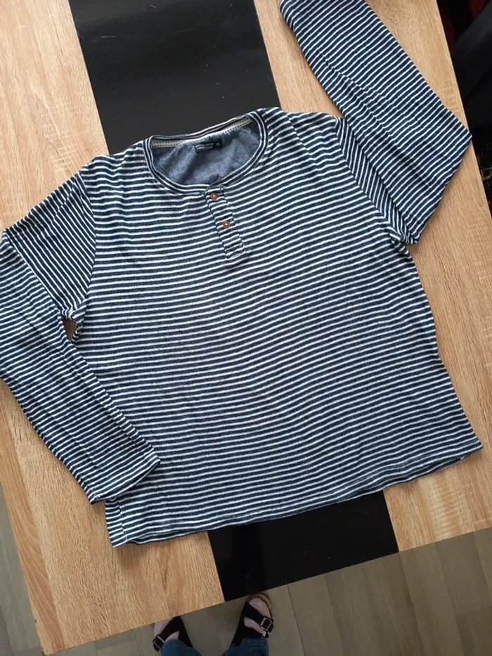 Pull rayé homme XXL