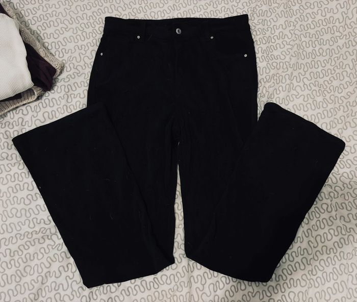 Pantalon taille haute en velours / Taille XL - photo numéro 2