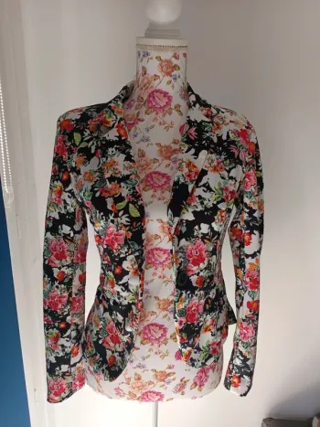 Veste à fleurs