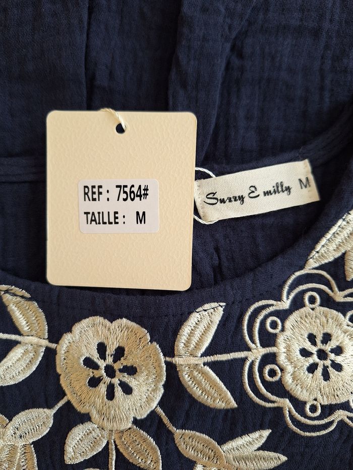 Blouse en coton taille M marque Suzzy & Milly - photo numéro 5