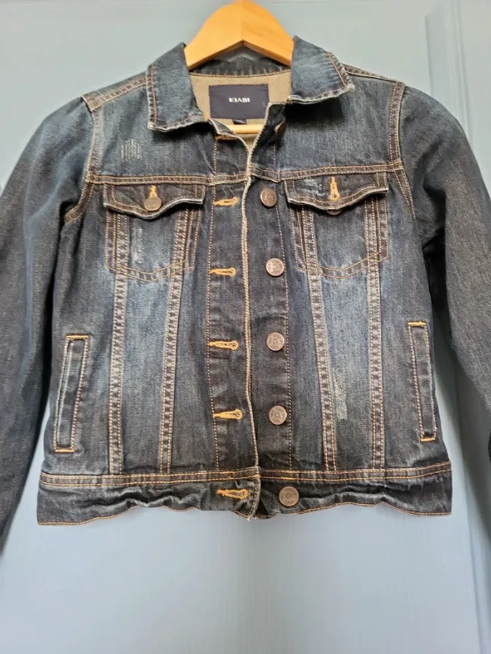 Blouson en jean fille kiabi 12 ans - photo numéro 2