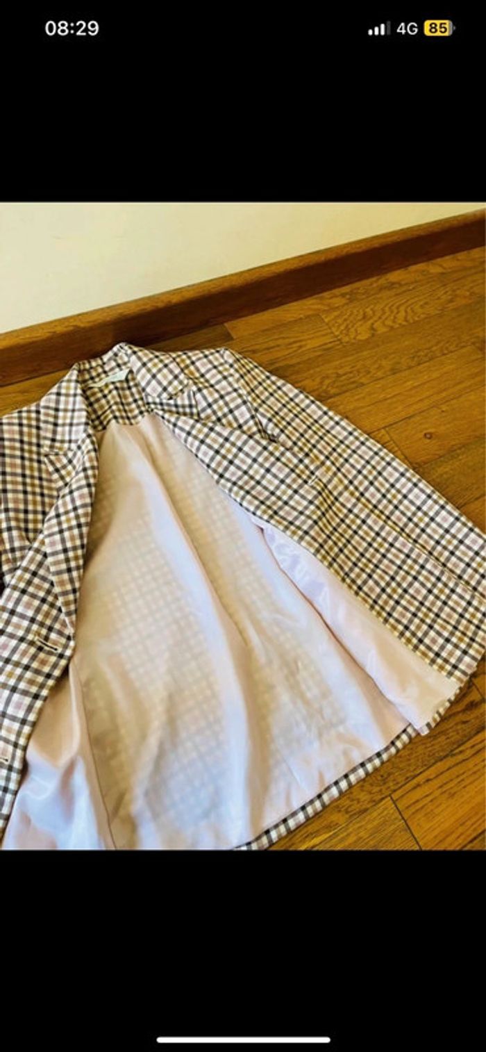 Sublime veste primark taille 32 à motif petit carreaux Vichy neuf - photo numéro 6