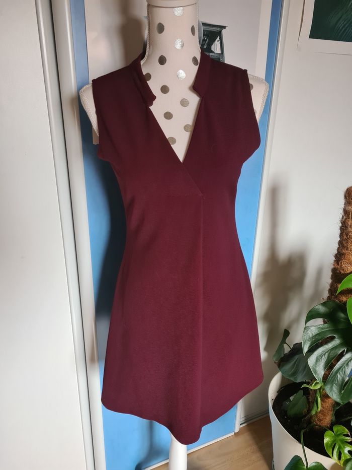 Robe chic bordeaux / Taille 36