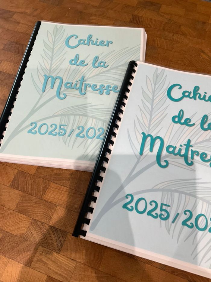 Cahier de la maîtresse édition 2025 2026 160 pages - photo numéro 3
