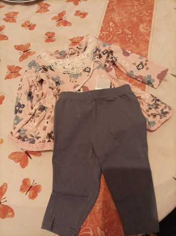 Ensemble bébé fille 6 mois