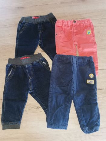 Lot pantalons garçon 6 mois Tissaïa 