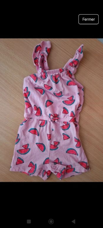 Combishort 6-9mois Primark
