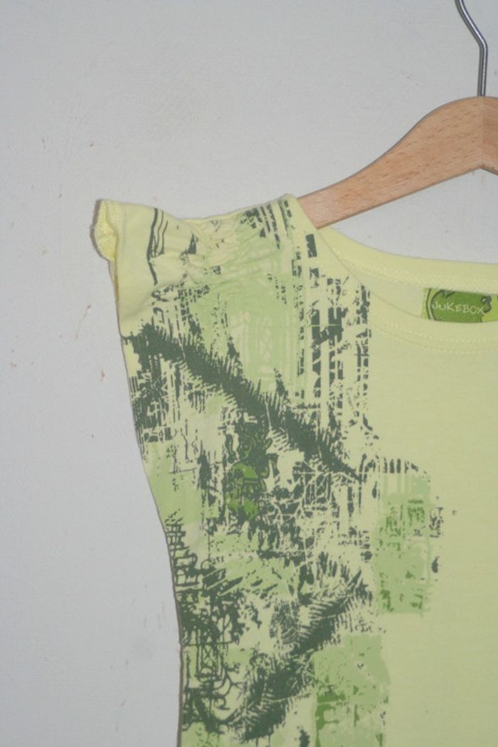 Tee shirt long Jukebox vert clair 6 ans - photo numéro 2