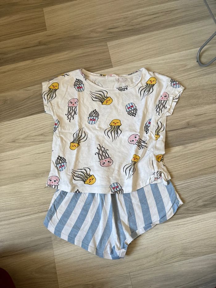 Pyjama short tee shirt