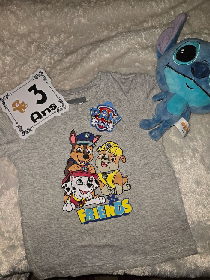 T-shirt pat patrouille 3ans