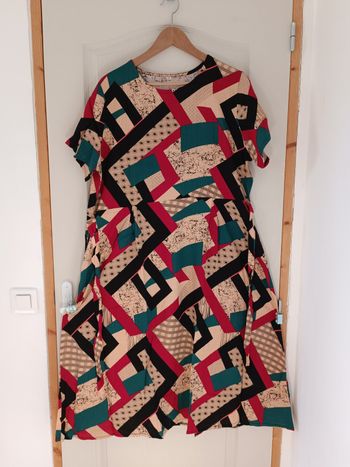 Robe géométrique vintage