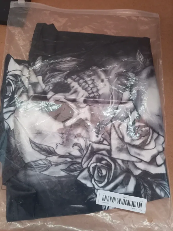 Ensemble noir tête de mort 2 XXL - photo numéro 6